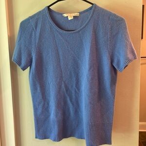 Belford cashmere shirt. Size medium (fits like a small). Periwinkle Blue.